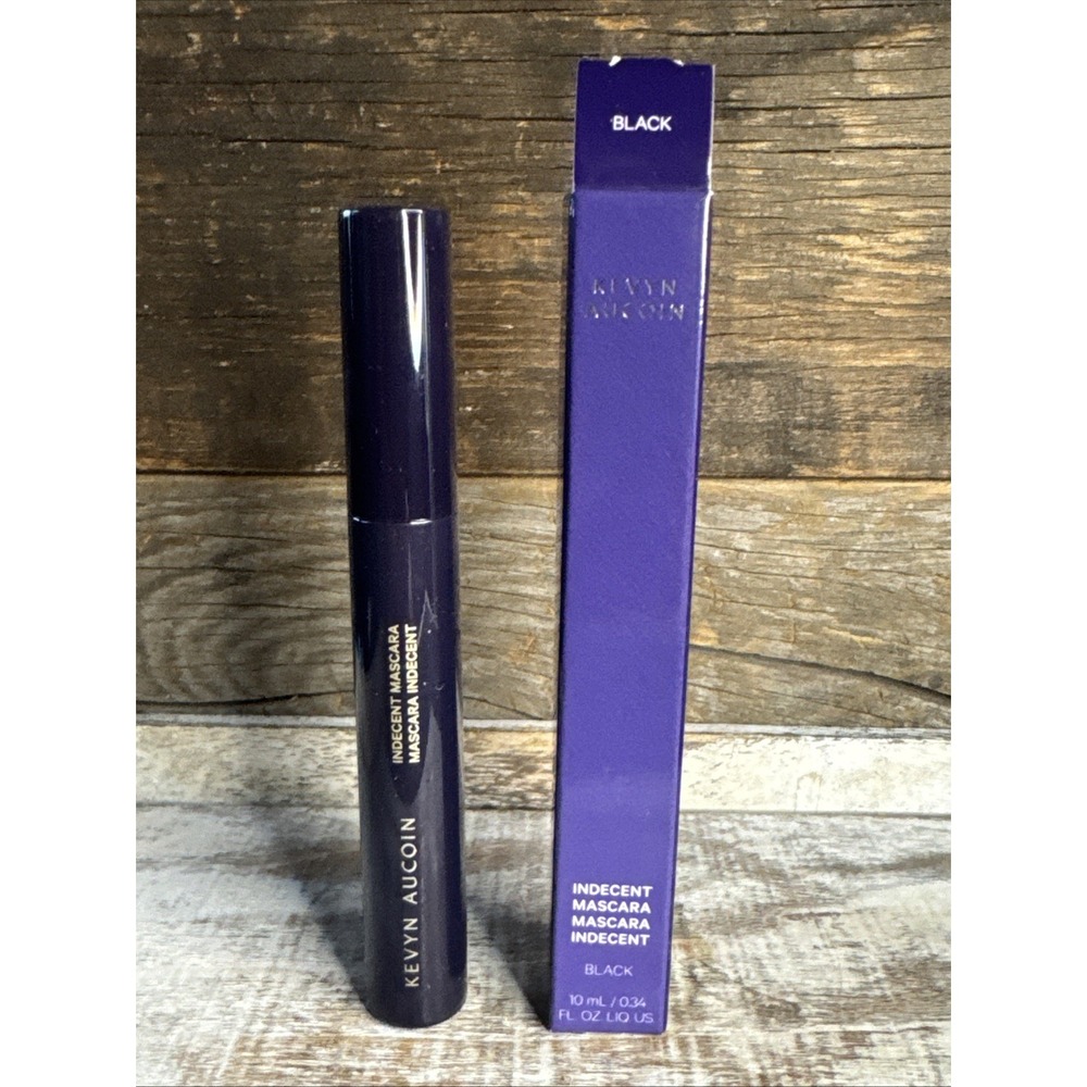 Kevyn Aucoin Indecent Mascara Black Full Size NIB |‎ MSRP = $32